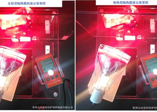吸热型膜与反射型膜的区别